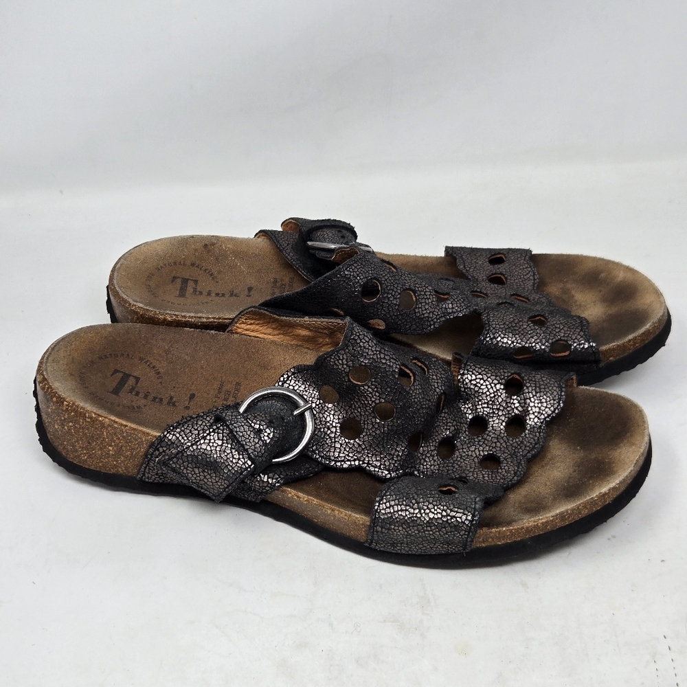 THINK!‎ Wellformed Shoes for Natural Walking Austrian Slide Sandals EU42 US 10.5